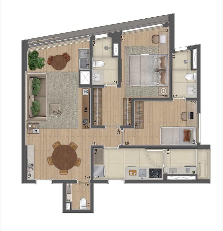 Planta 3 — Oma 909