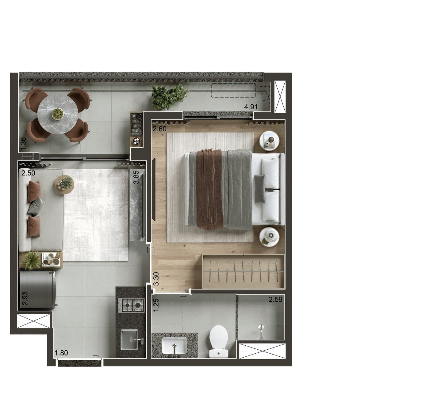 Planta 3 — Today Alto da Boa Vista - Residencial