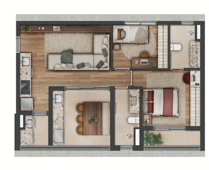 Planta 4 — 1800 Oscar Pinheiros - Residencial