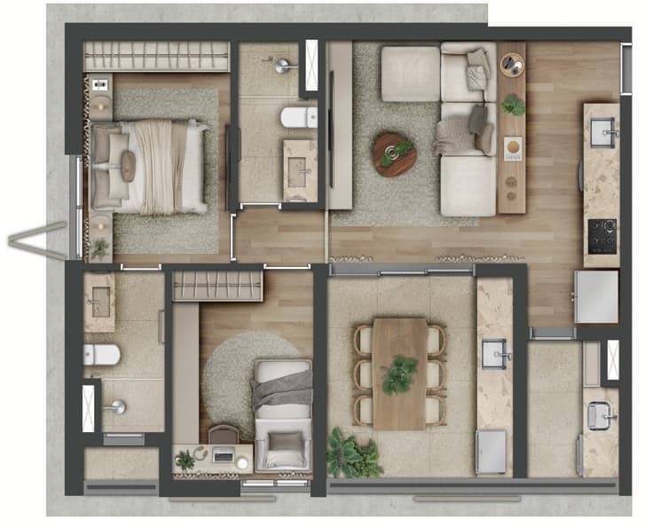 Planta 5 — 1800 Oscar Pinheiros - Residencial