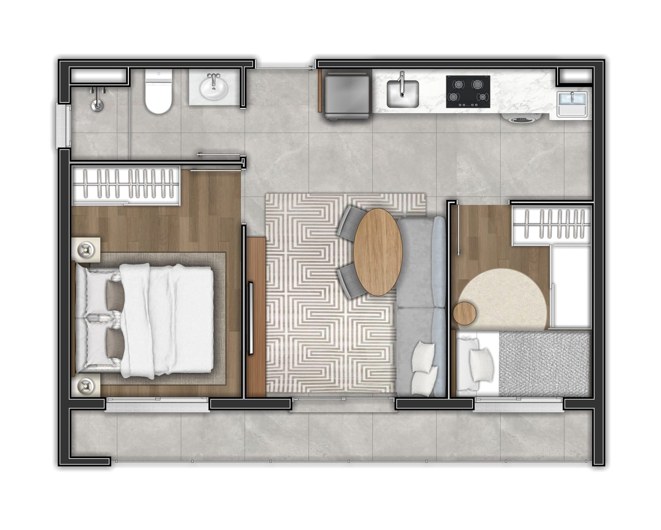 Planta 4 — EVO Vila Clementino - Residencial