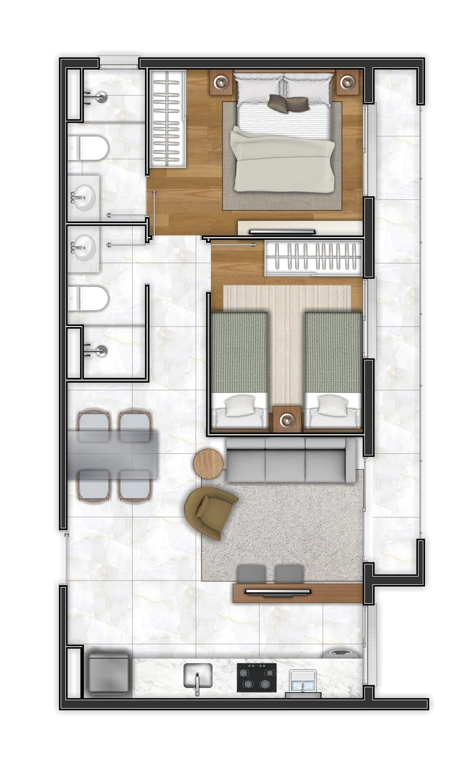 Planta 6 — EVO Vila Clementino - Residencial