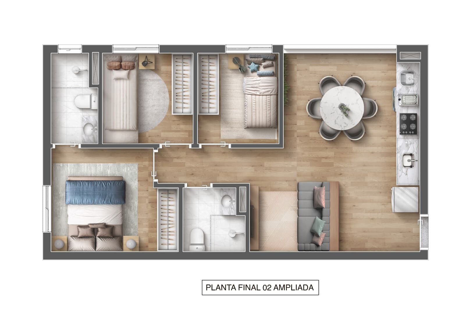Planta 5 — Blue Park - Residencial