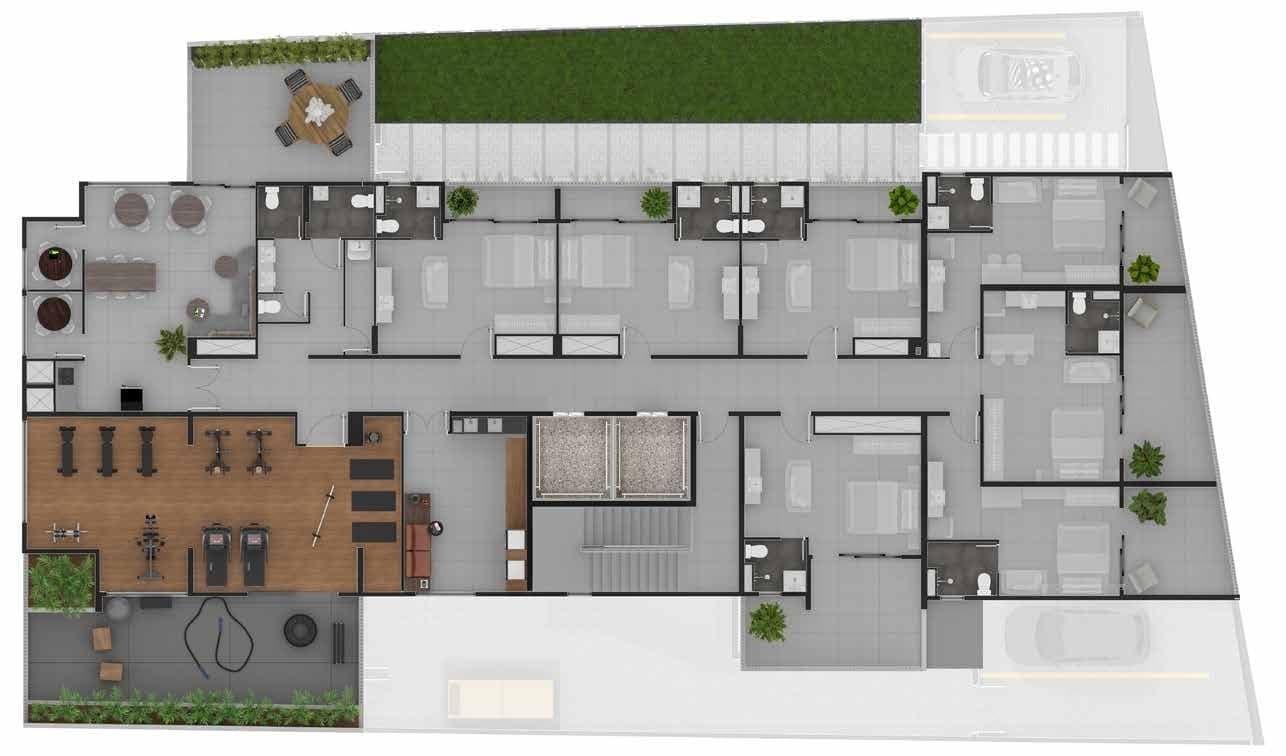 Planta 1 — Metroway - Residencial