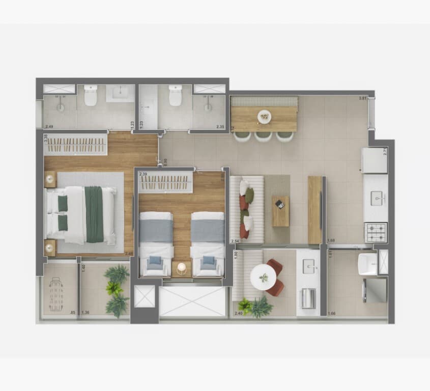 Planta 5 — Voga Flórida - Residencial