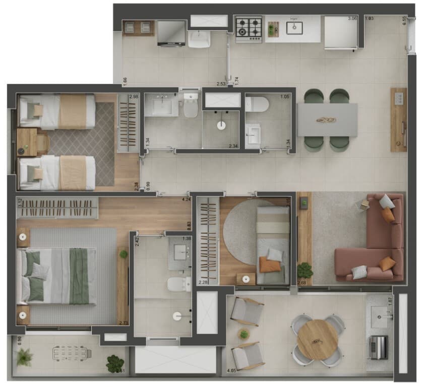 Planta 6 — Voga Flórida - Residencial