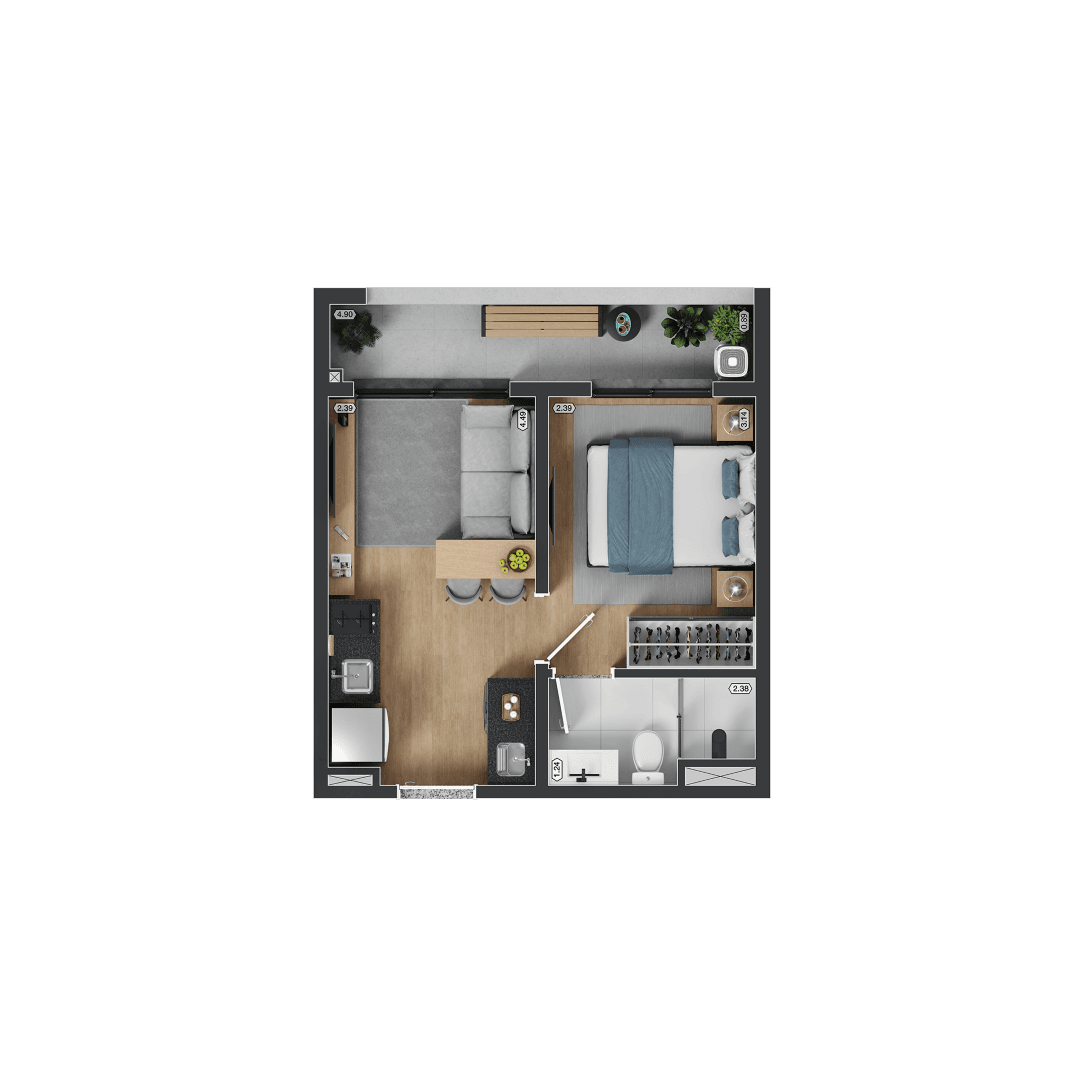 Planta 4 — myID Adolfo Pinheiro - Residencial