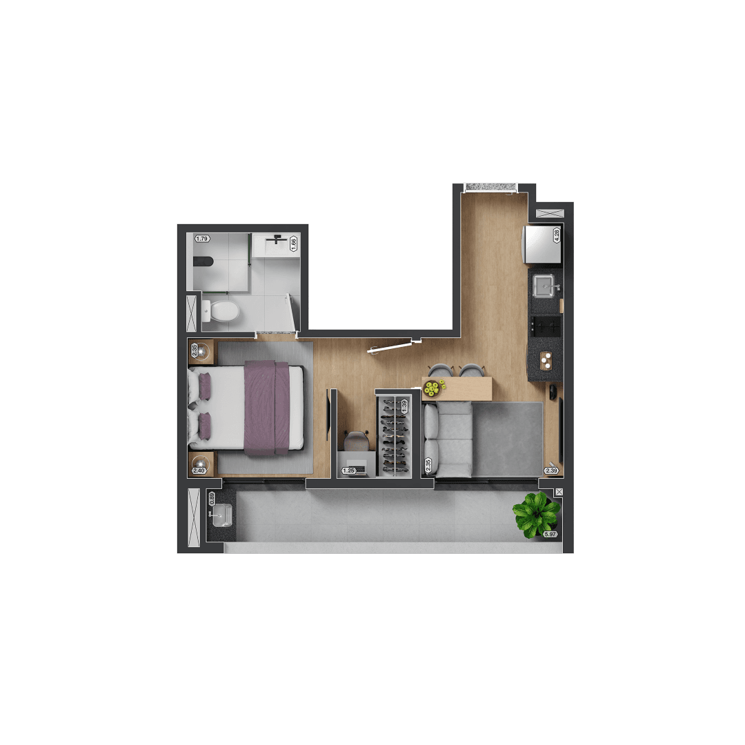 Planta 3 — myID Adolfo Pinheiro - NR