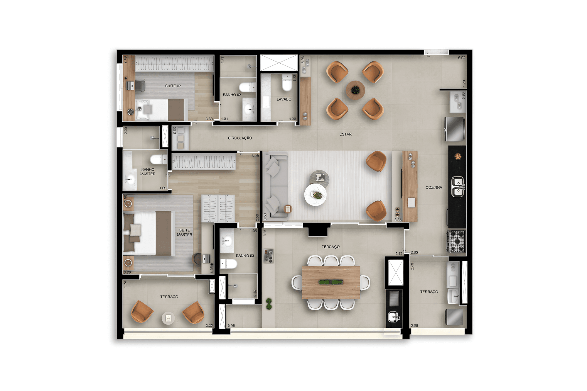 Planta 5 — Bosque Santa Cruz by Diálogo Residences