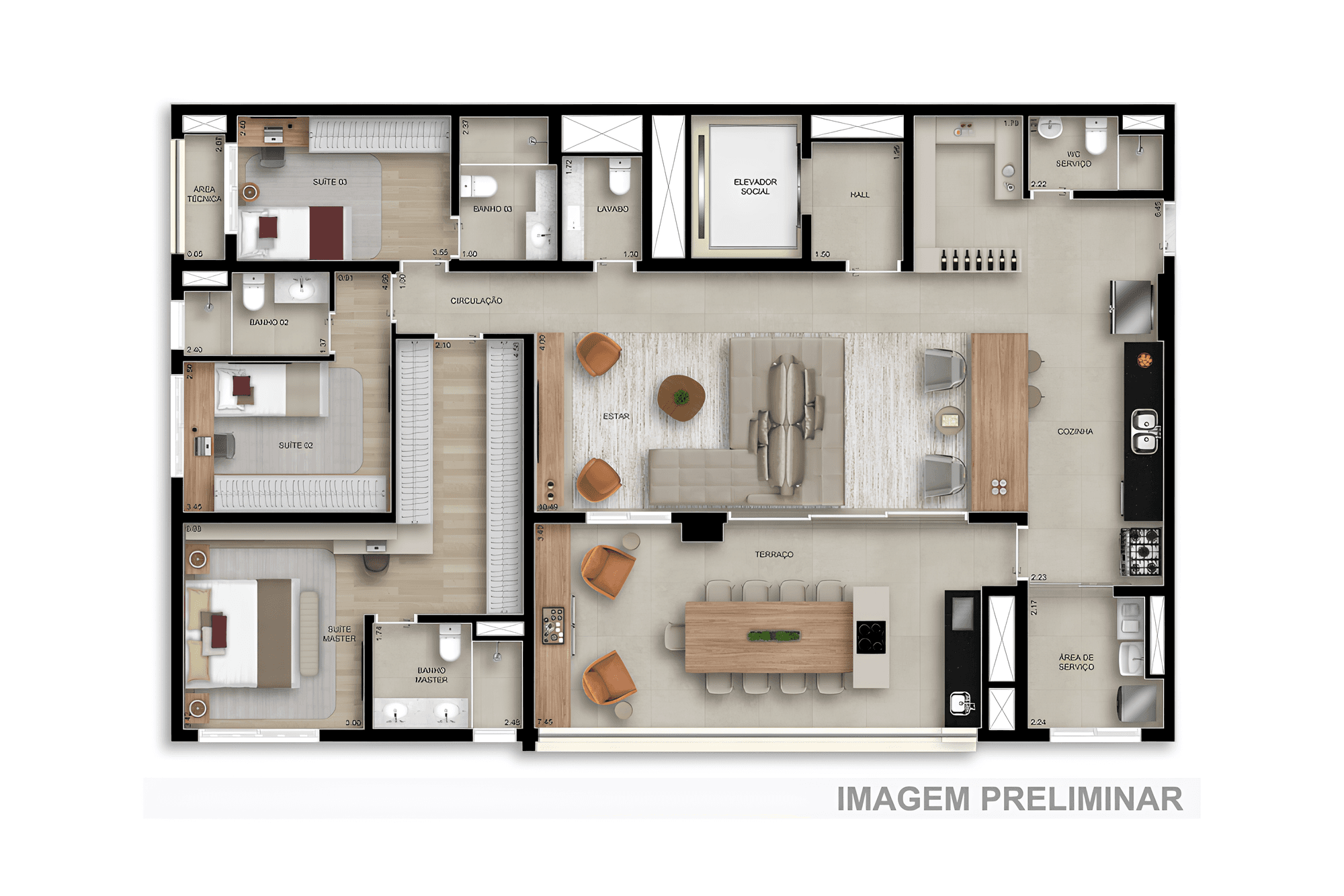Planta 6 — Bosque Santa Cruz by Diálogo Residences