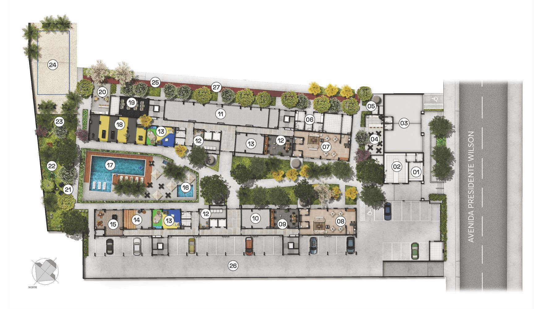 Planta 1 — Bosque Ipiranga - Residencial - Fase 2