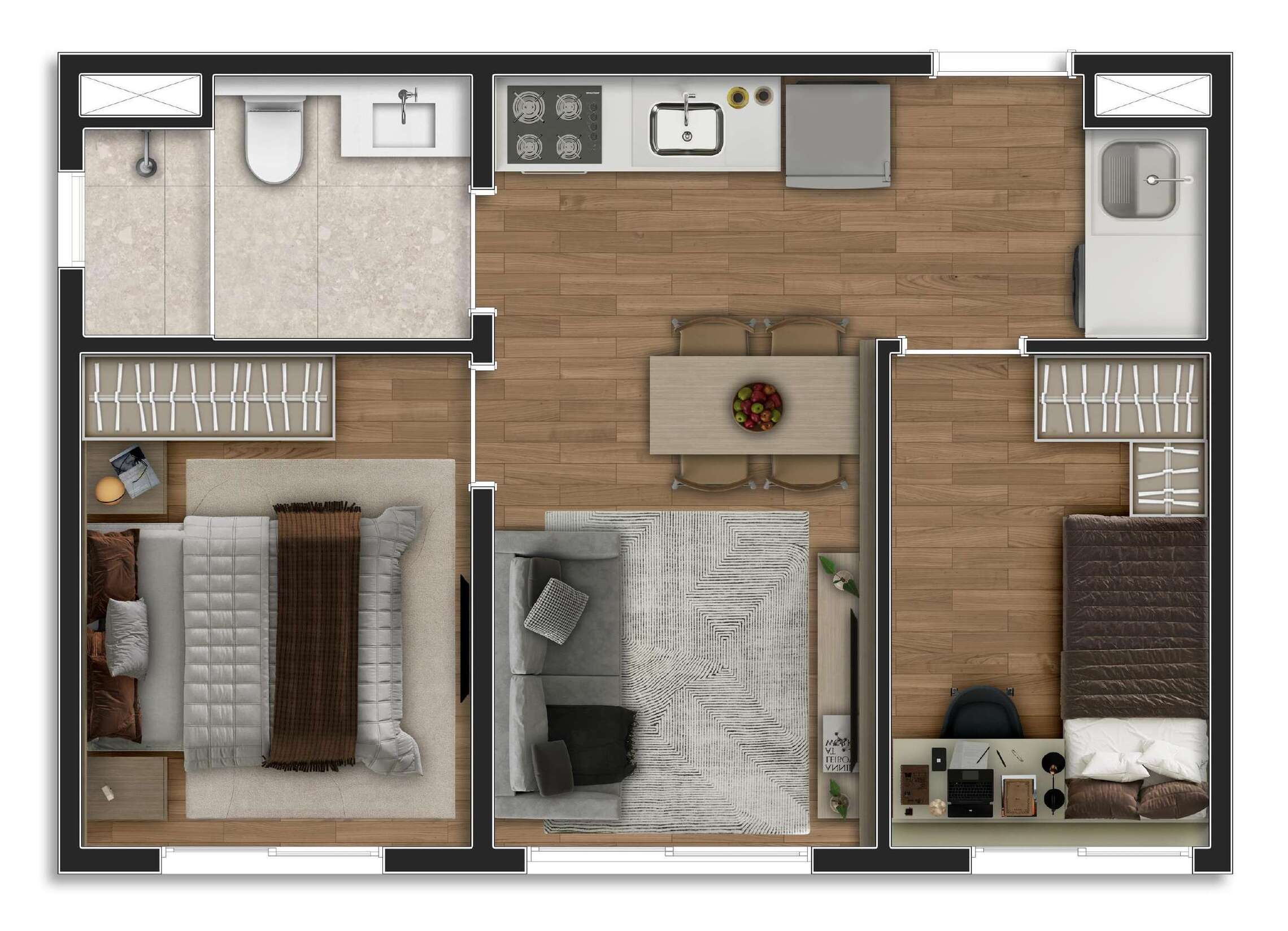 Planta 3 — Bosque Ipiranga - Residencial - Fase 2
