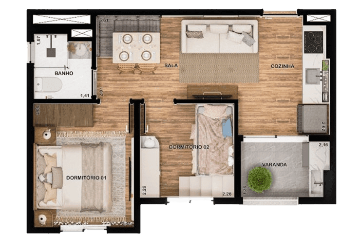 Planta 2 — Marka Vila Ré