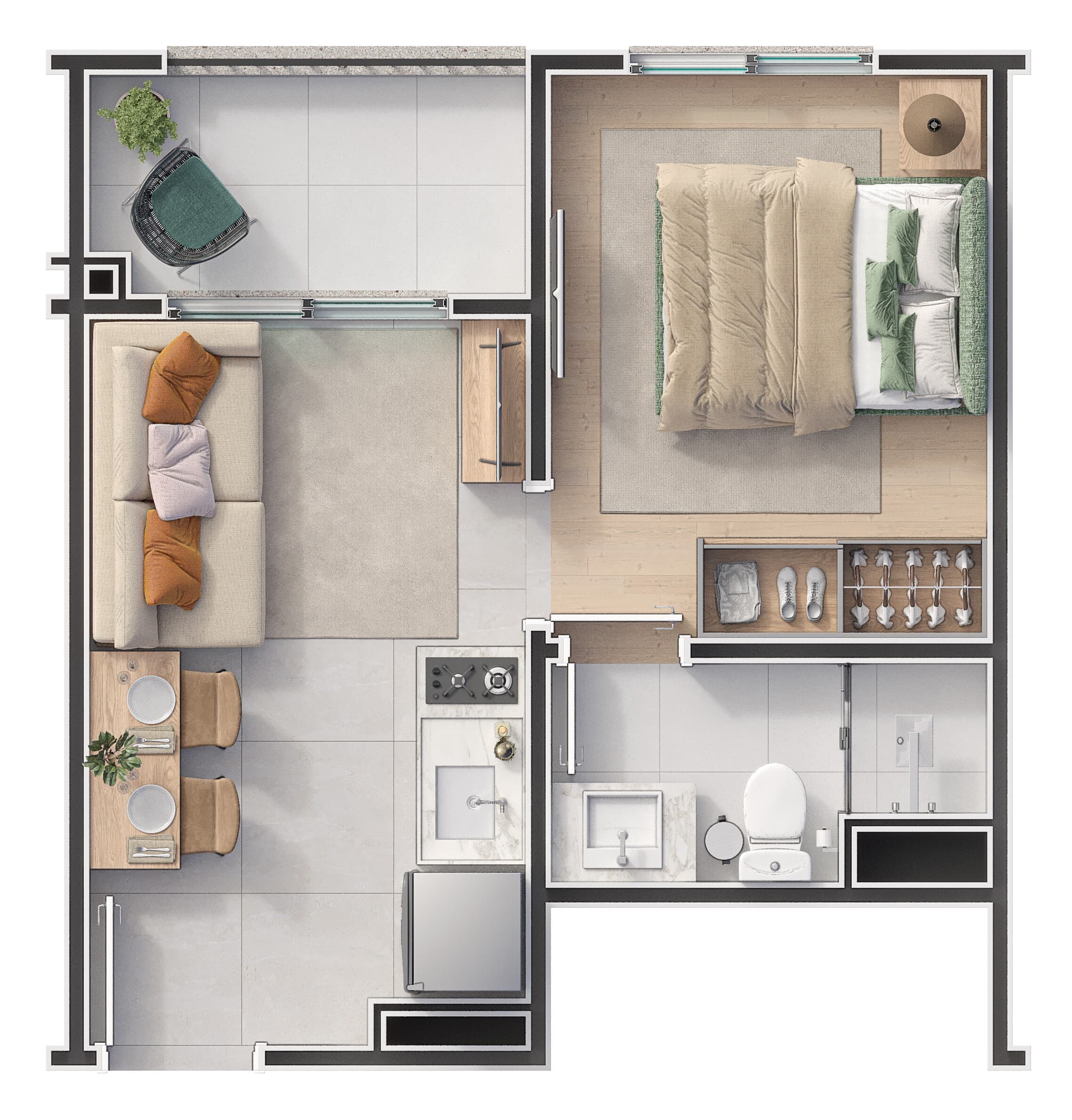 Planta 1 — Livus Vila Sônia