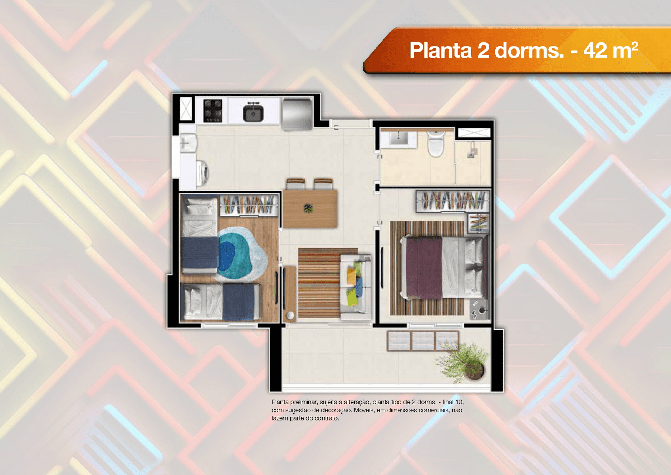 Planta 2 — Upside View Vila Ema