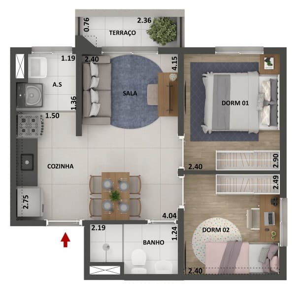 Planta 3 — 360º Park View