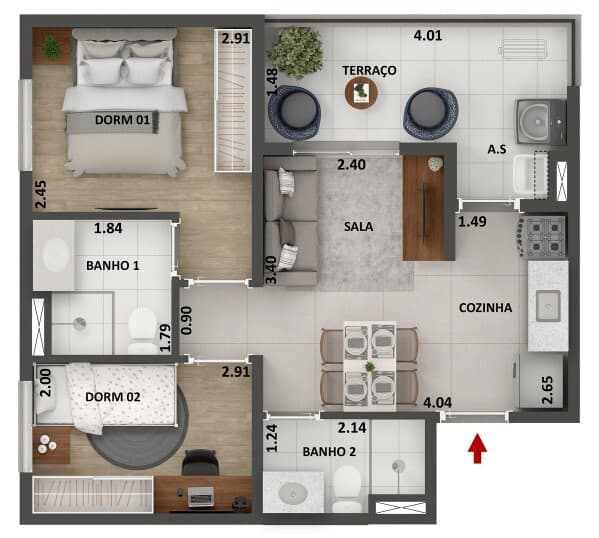 Planta 4 — 360º Park View