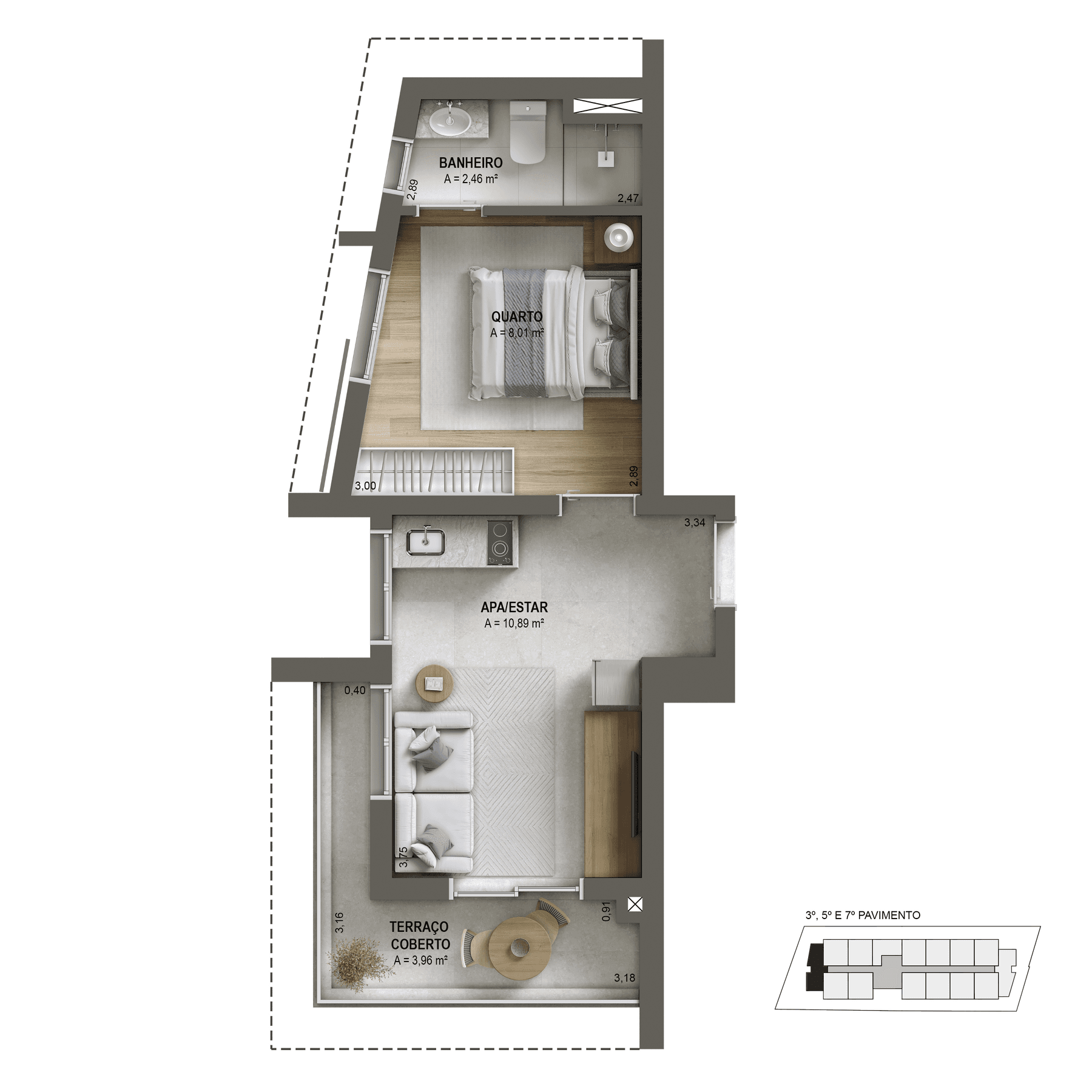 Planta 3 — Borogodó - Residencial