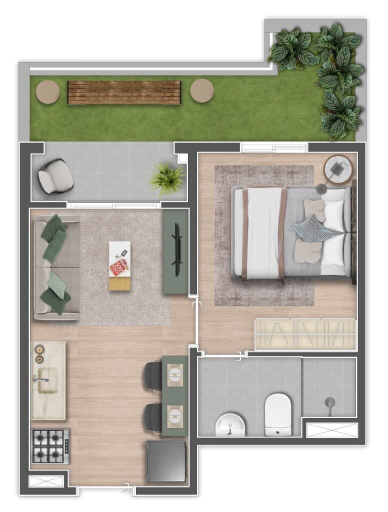 Planta 5 — Mundo Apto Estação Lapa