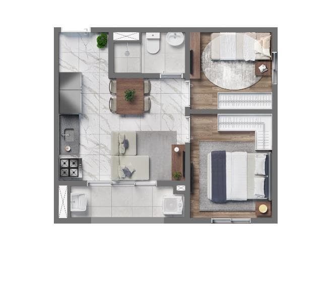 Planta 6 — Vivaz Connection Mooca