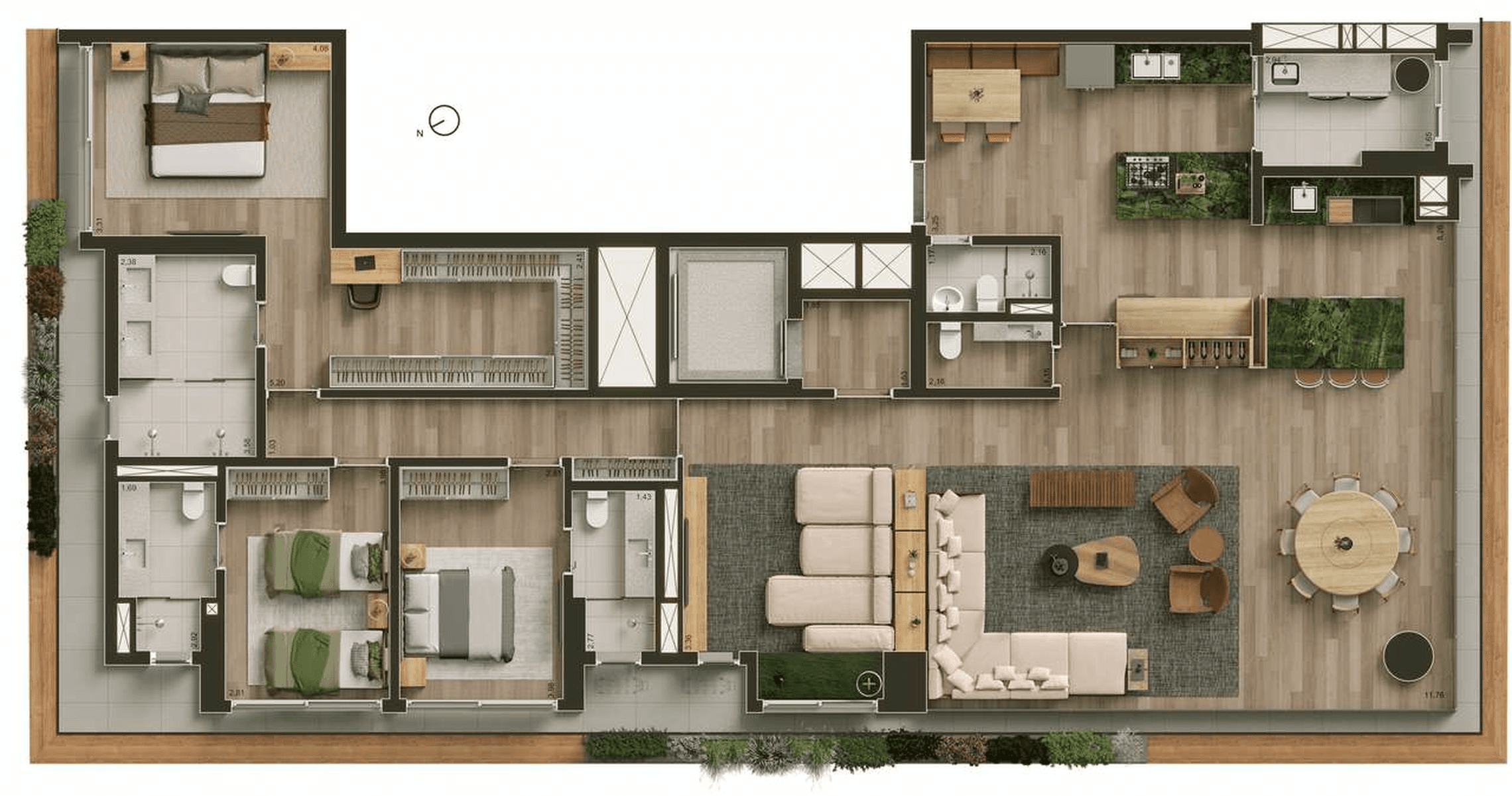 Planta 6 — Visar Jardim Europa