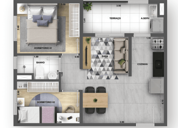 Planta 5 — My Sacomã