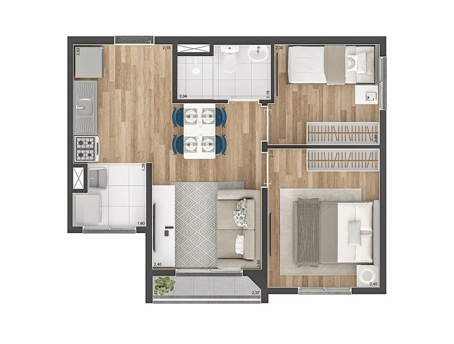 Planta 1 — Link Sapopemba