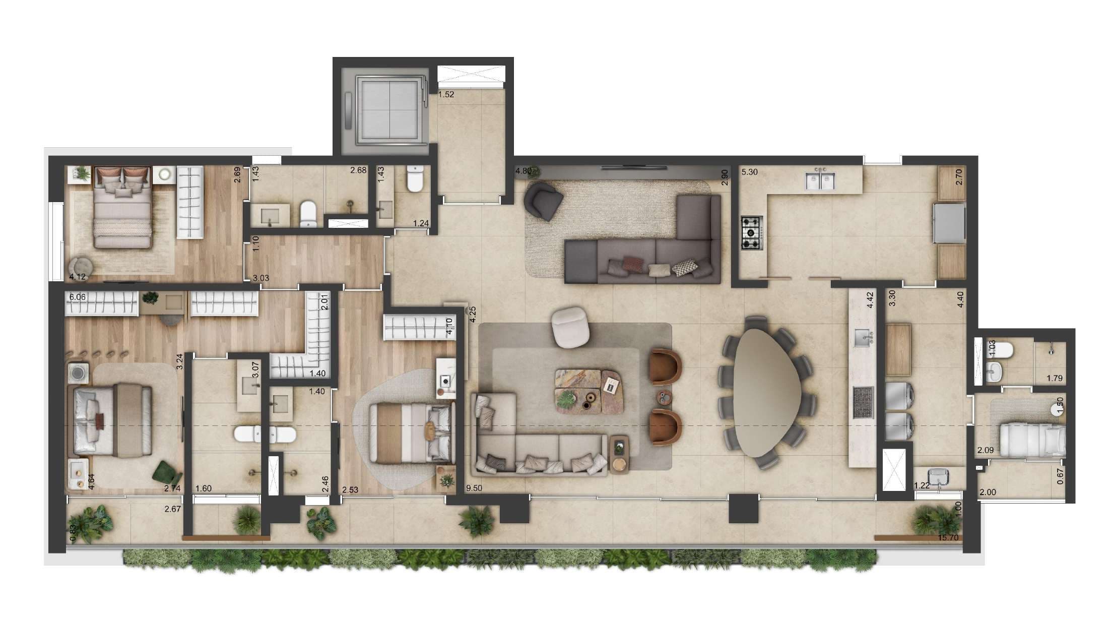 Planta 3 — Altitude by Artefacto - Residencial