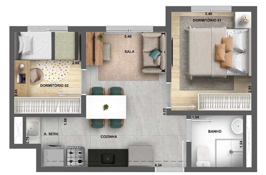 Planta 1 — Arte Santa Marina