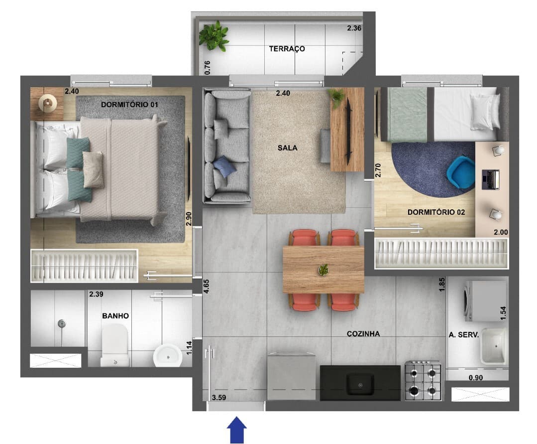 Planta 2 — Arte Santa Marina