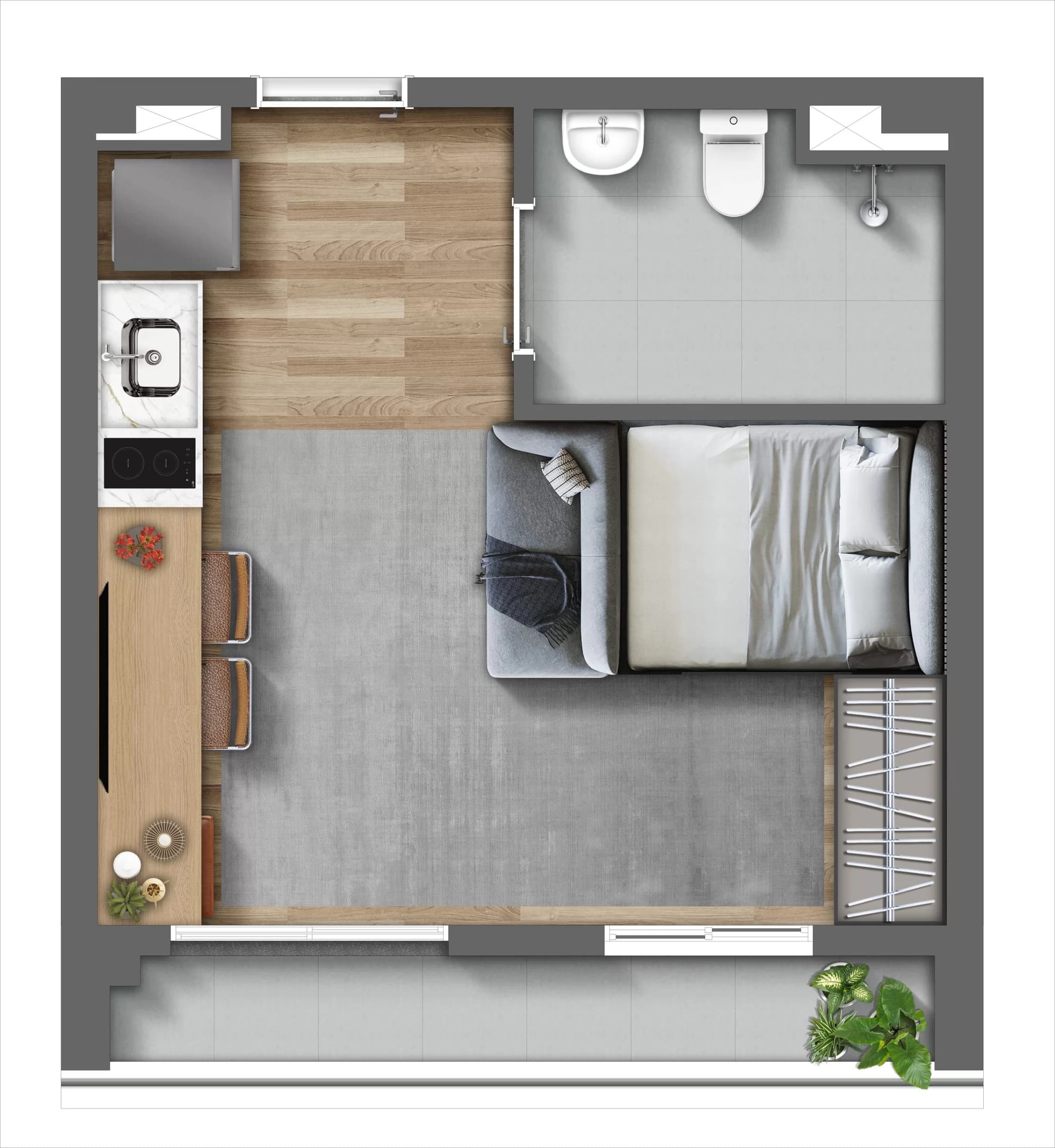 Planta 4 — Monumental Residencial Conx - Residencial