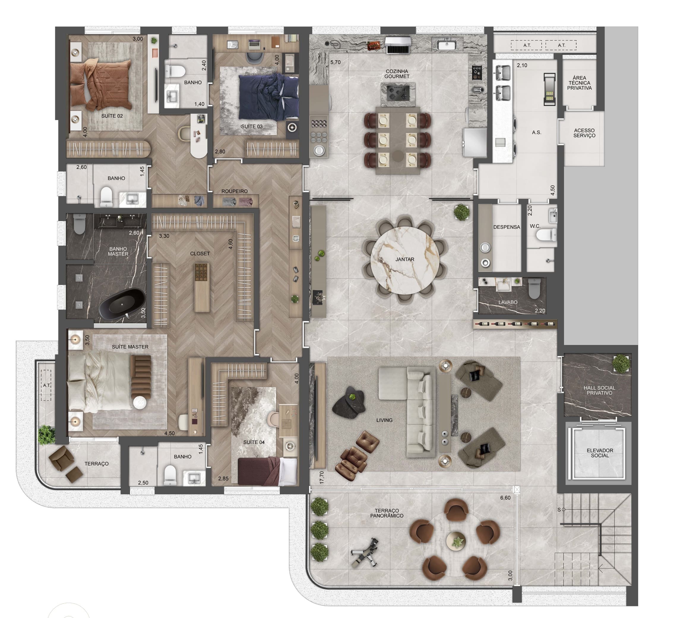 Planta 5 — The View Ibirapuera