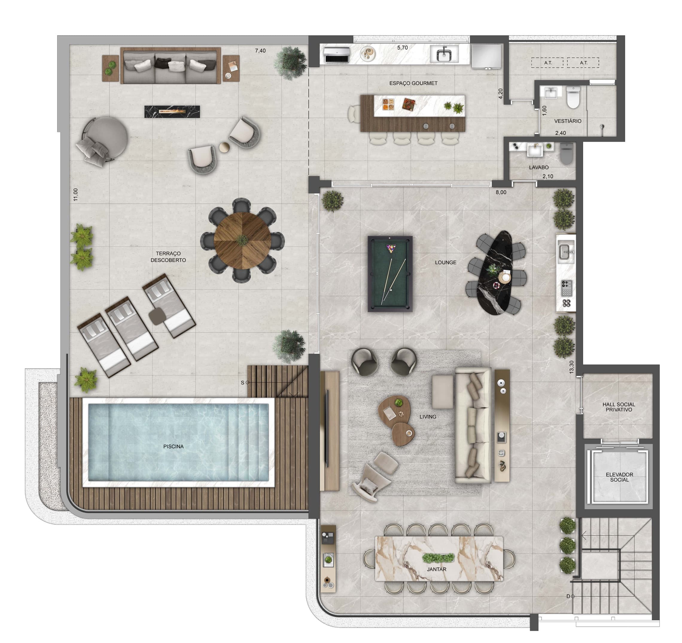 Planta 6 — The View Ibirapuera
