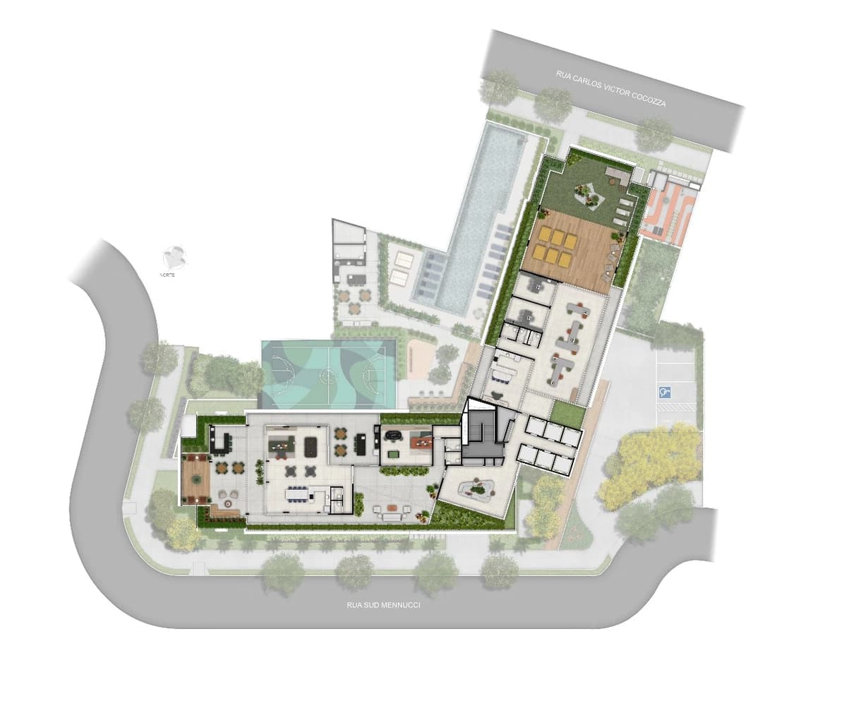 Planta 1 — The Collection Vila Mariana - Residencial