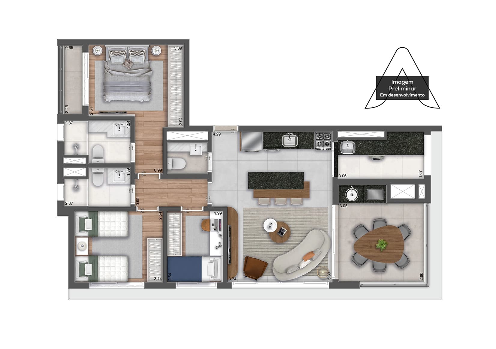 Planta 2 — Mac Vila Mariana