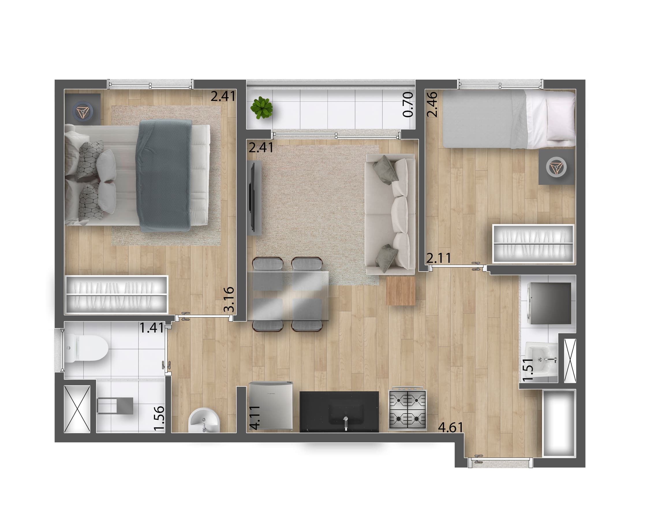 Planta 4 — Viewline Lapa