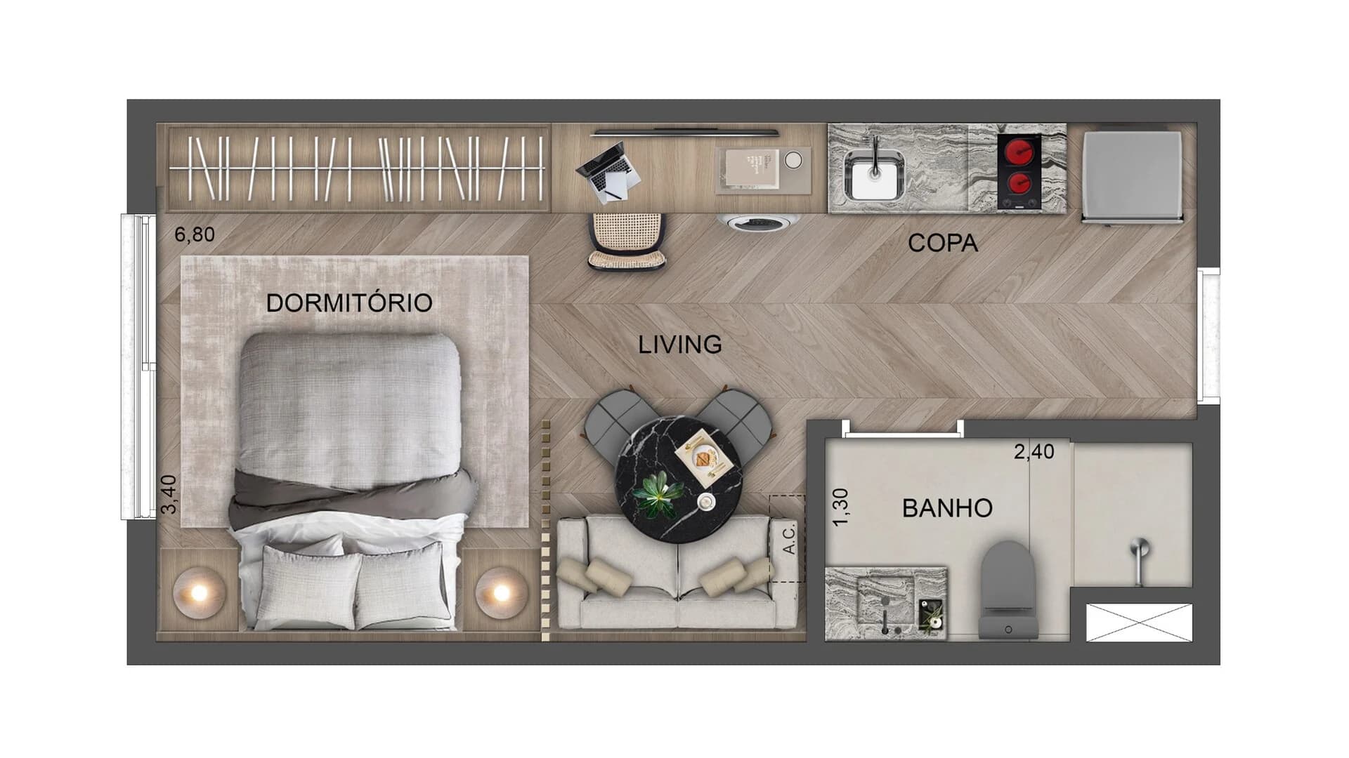 Planta 2 — The View Ibirapuera Residences
