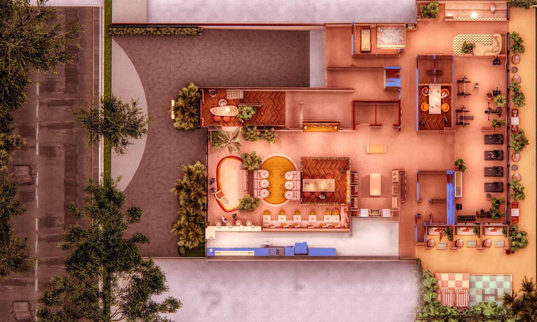 Planta 1 — H Bela Cintra By Vitacon - Residencial