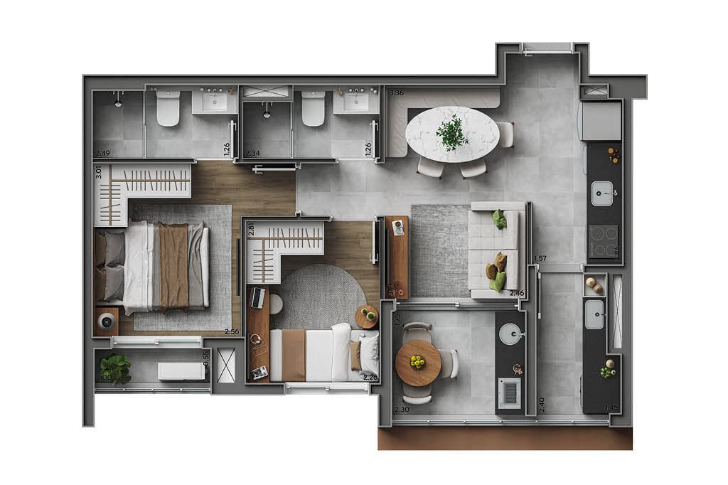 Planta 1 — Astro Klabin