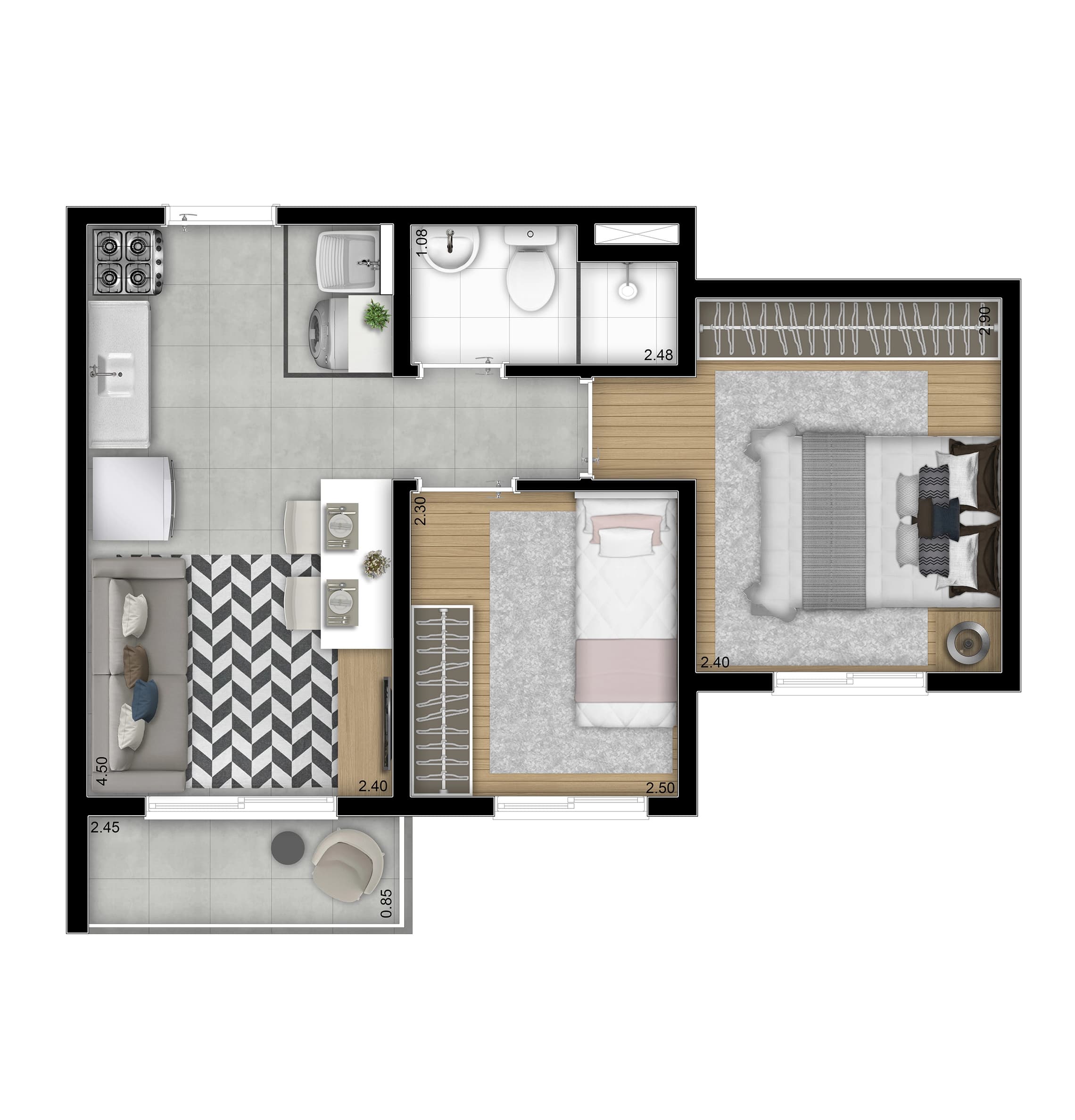 Planta 3 — Plano&Estação Mooca - Residencial