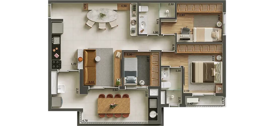 Planta 6 — Nova Villa Matilde