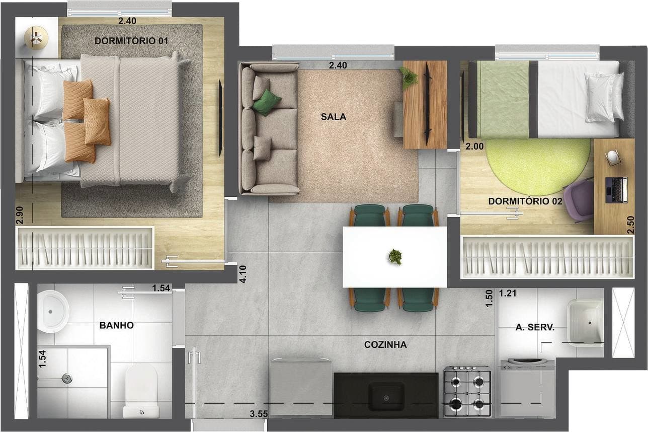 Planta 3 — Like Campo Limpo