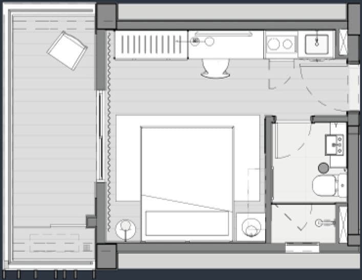 Planta 4 — Next Franca - Residencial