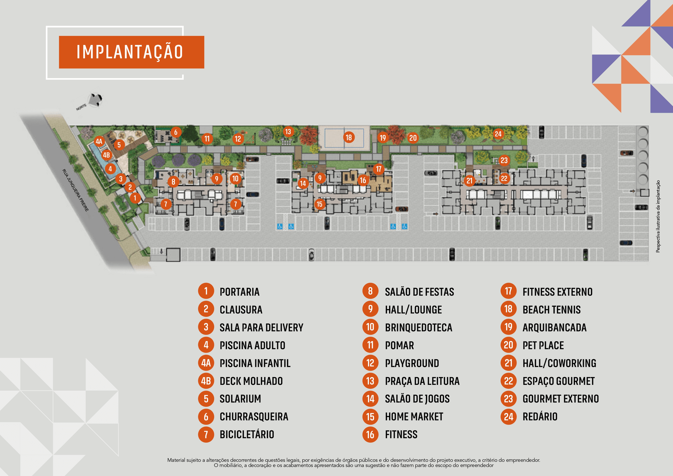 Planta 1 — Pátio Central Galeria - Fase 1