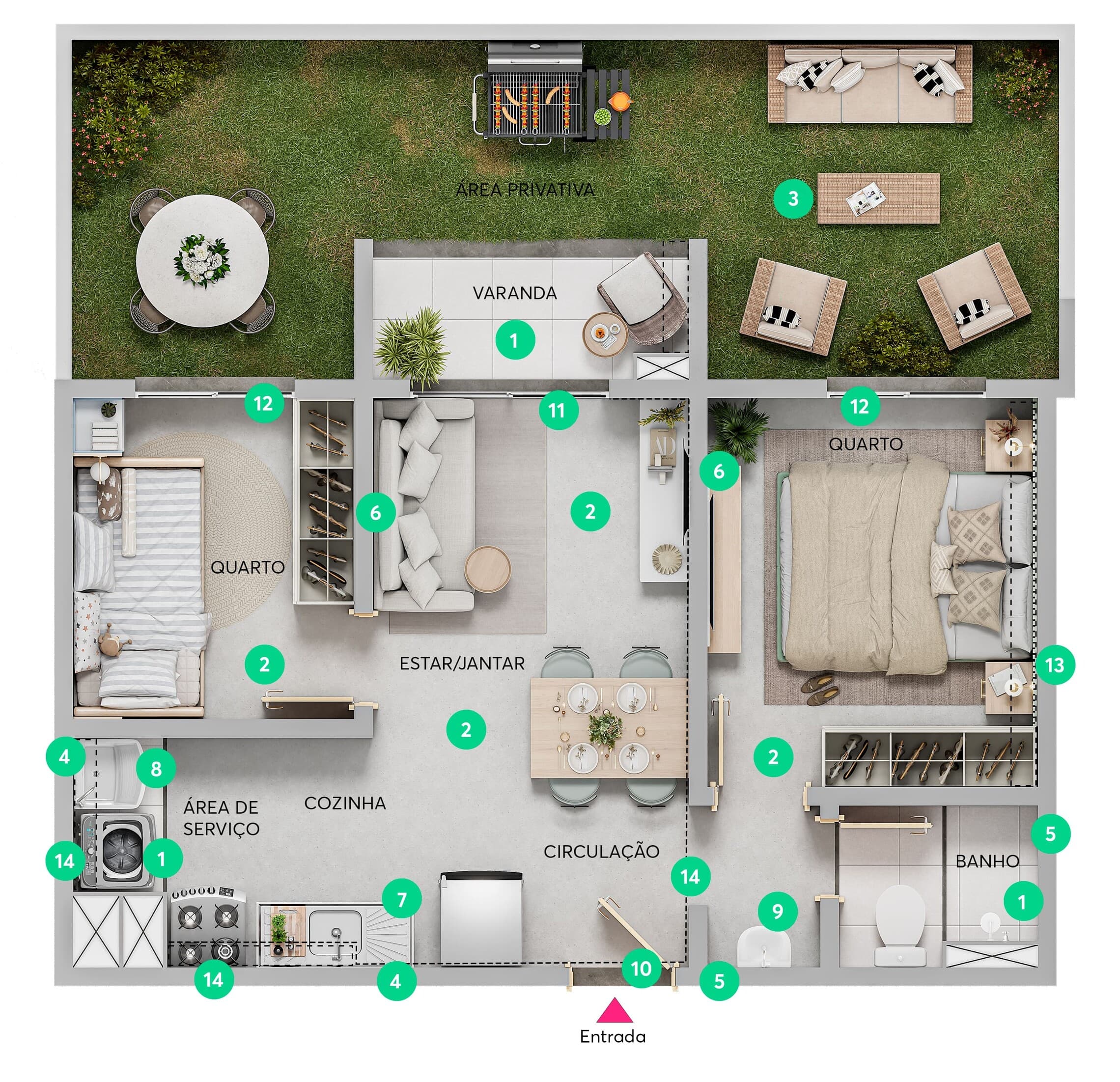 Planta 3 — Residencial Ipês - Fase 1