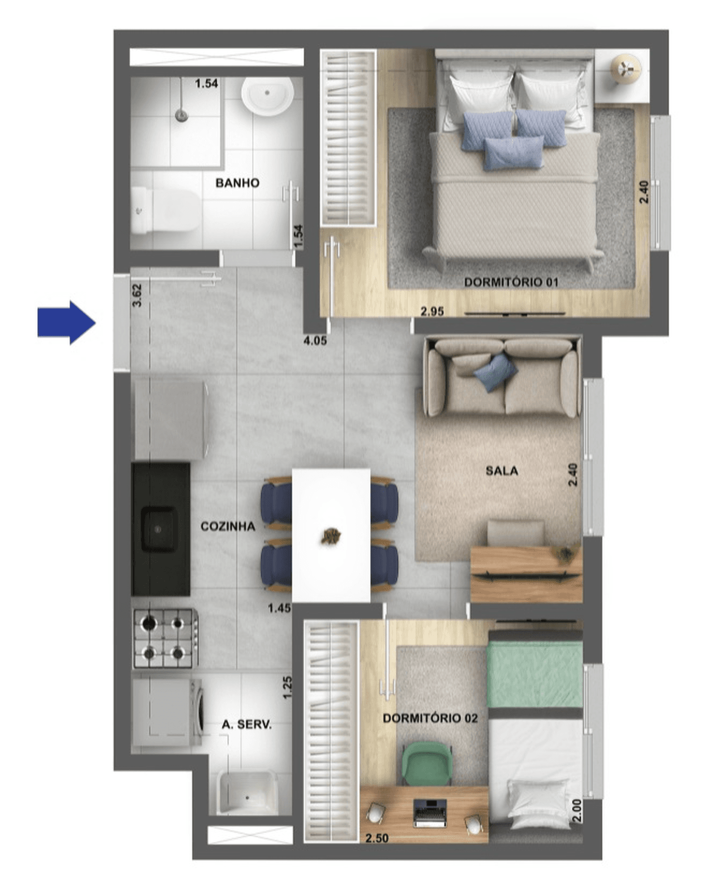 Planta 2 — Cidade Villa Lobos Maestro