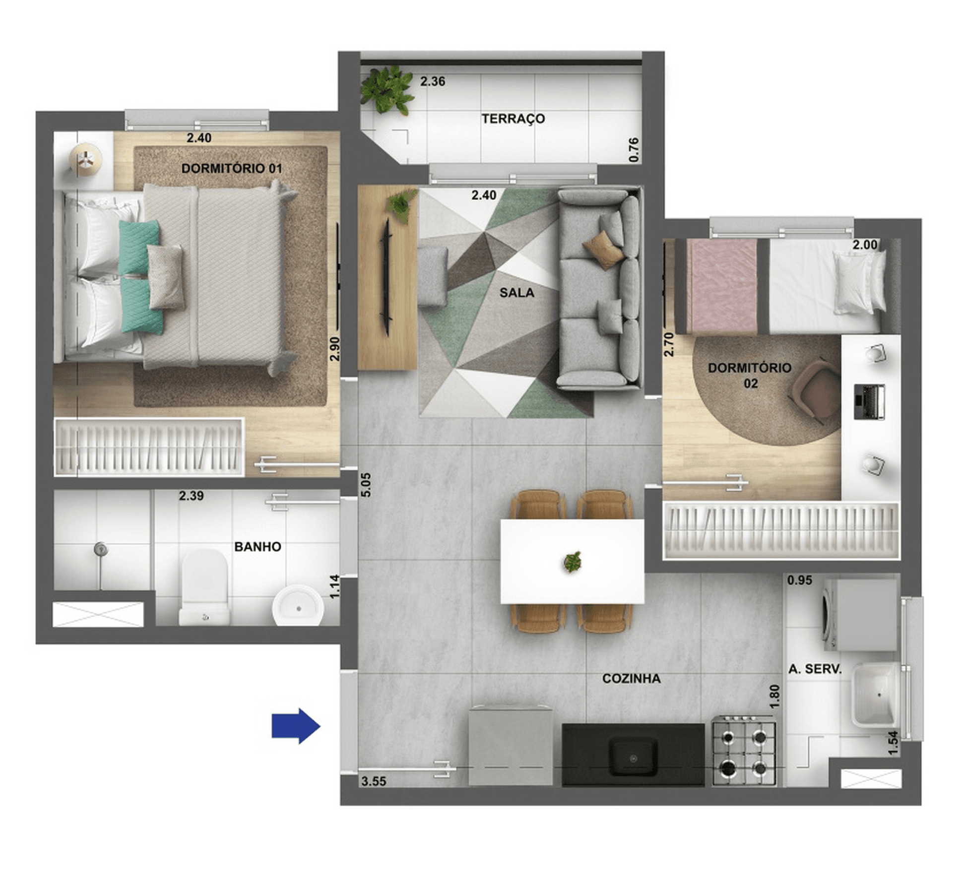 Planta 6 — Cidade Villa Lobos Maestro