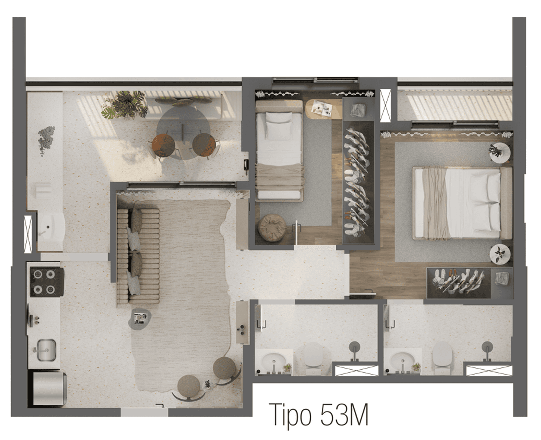 Planta 2 — Cora Pinheiros - Residencial