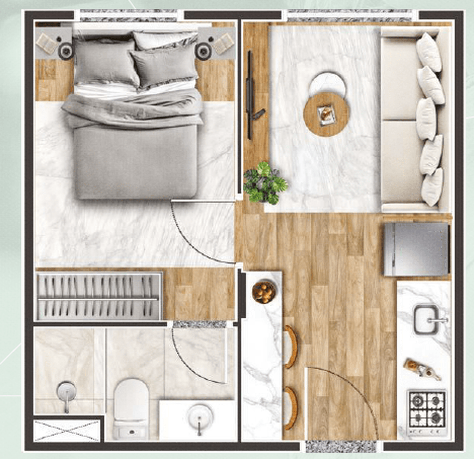 Planta 2 — Maraú Residencial Itaquera