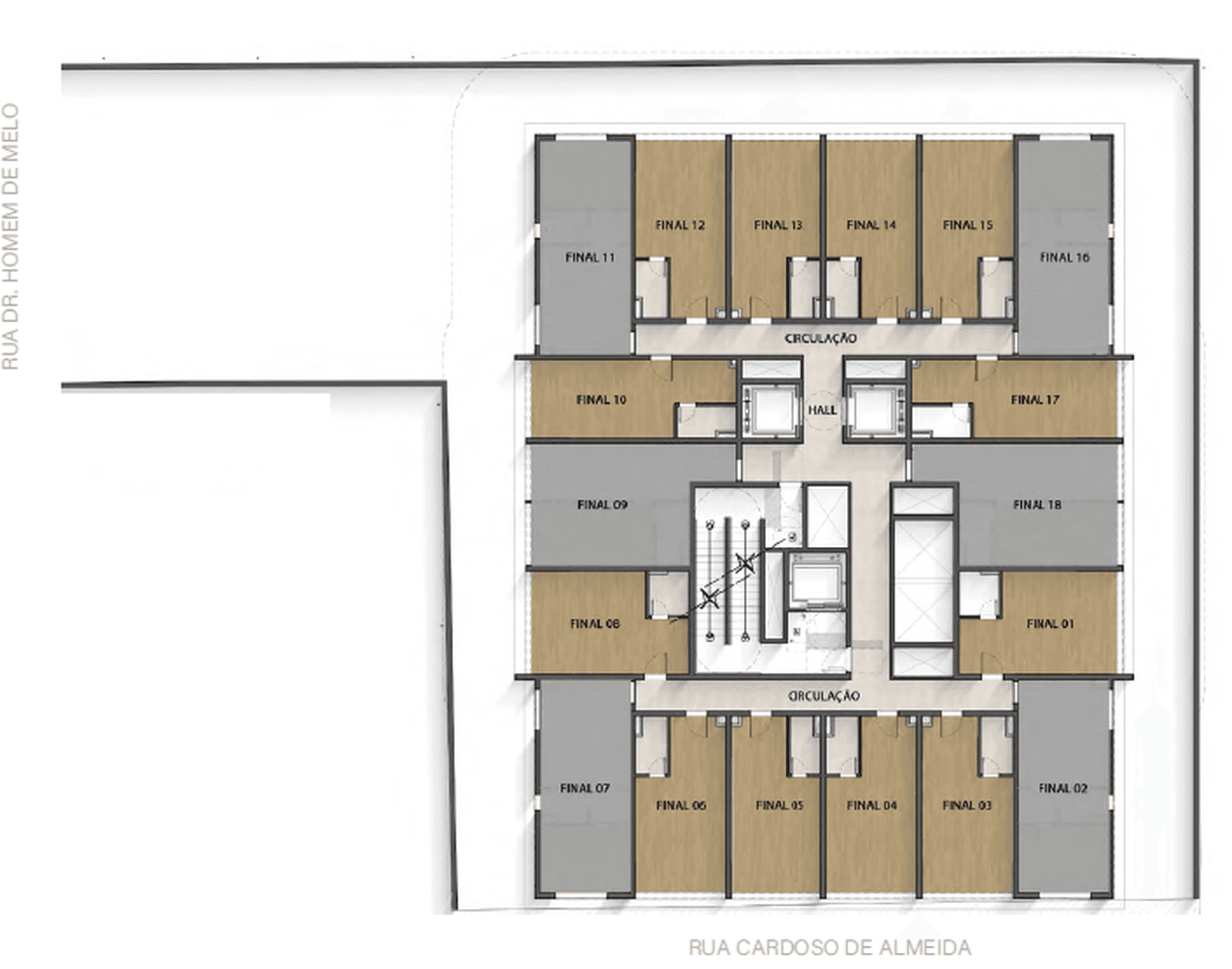 Planta 2 — Aurum Perdizes Studios